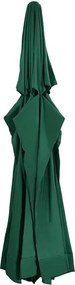 vidaXL Pânză de schimb umbrelă de soare de grădină, verde, 610 cm