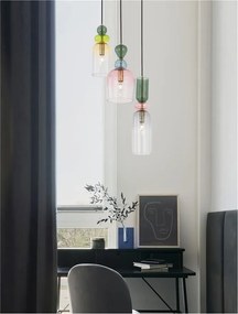 Lustra cu 3 Pendule design decorativ modern MURANO