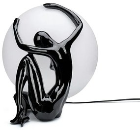 Lampa de podea decorativa cu design original Woman 50 negru