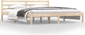vidaXL Cadru de pat Super King, 180x200 cm, lemn masiv de pin