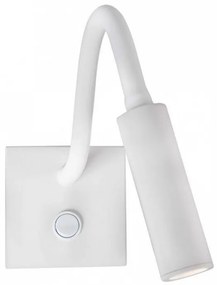 Aplica LED cu spot directionabil design minimalist Madison alba NVL-8128202