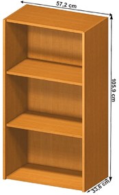 Dulap cu rafturi, cires, TEMPO ASISTENT NEW 035