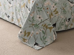 Lenjerie de pat din microfibra FLORIBIRD verde Dimensiune lenjerie de pat: 70 x 90 cm | 140 x 220 cm