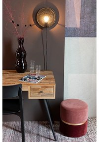 Aplică de perete White Label Lea, negru