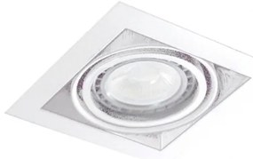 Spot incastrat tavan/plafon NOVA 1 alb