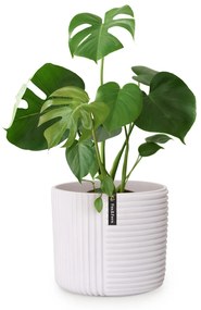 Ghiveci Hasselt din polistiren, realizat manual, potrivit pentru plante cu aspect 3D.