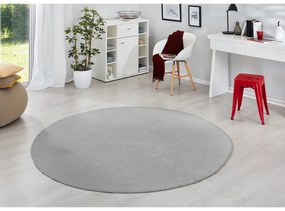 Covor gri deschis rotund ø 200 cm Fancy – Hanse Home