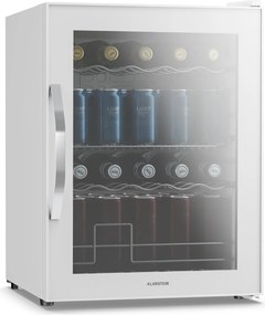 Klarstein Beersafe frigider pentru băuturi cu ușă din sticlă oglindă | 64 x 48 cm | 85 W | 60 litri | Alb