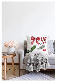 Față de pernă 43x43 cm cu model de Crăciun – Mila Home