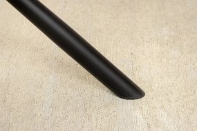 Set de 2 scaune pivotante, Metal Negru, Chenille Maro, UNIQUE A-46319 VC