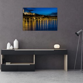 Tablou orașului nocturn (90x60 cm)