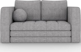 Canapea Kastol , gri bouclé extensibil, 137x71x74 cm – Royal 04