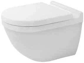 Vas WC suspendat Duravit Starck 3 36x54 cm evacuare orizontala, fixare ascunsa