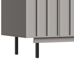 Bufet minimalist pentru sufragerie, Gri | Aosom Romania