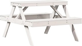 vidaXL Masă de picnic, 105x134x75 cm, lemn masiv de pin