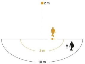 STEINEL 005917- Aplică perete exterior cu senzor L585S 1xE27/60W alb IP44