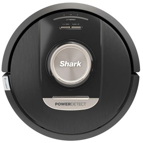 Aspirator robot Shark PowerDetect RV2820VEEU, 650W, 0.3 L, 360° LiDAR, Autonomie pana la 110 min, DirtDetect, Negru