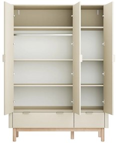 Șifonier pentru copii crem 144x52 cm Miloo – Pinio