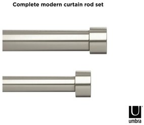 Galerie de perdea extensibilă 305-457 cm din oțel Cappa – Umbra