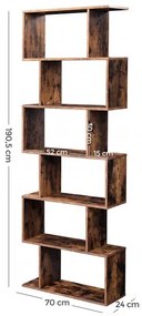 Raft Vintage, Maro Rustic, 190.5 x 24 x 70 Cm