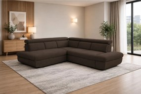Coltar extensibil sufragerie REGAL, sezlong stanga, stofa catifelata m