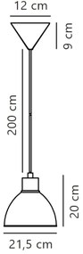 Lustră pe cablu Nordlux POP 1xE27/40W/230V verde-mentă
