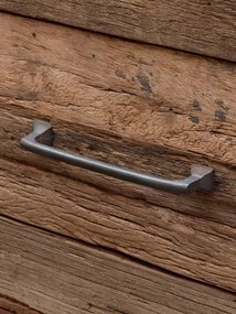 Comoda natur, din lemn reciclat, cu 3 sertare, aspect rustic, Endor