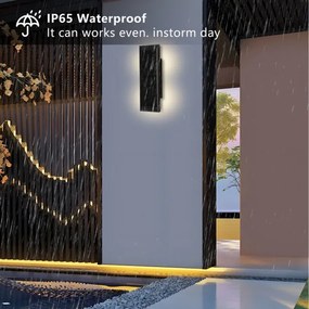 Brilagi - Aplică solară de perete SUN, LED 2,5W, 230V, 30 cm, 2000 mAh, IP44