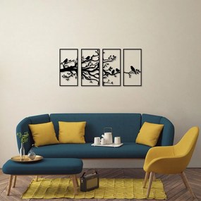 Decorațiune de perete din metal 34x70 cm Branch – Wallity
