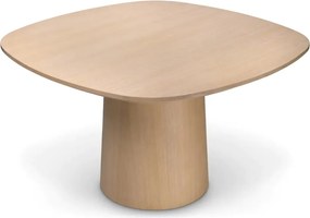 Masa design LUX Motto furnir stejar, 130x130cm