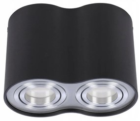Spot aplicat tavan/plafon stil modern Bross 2 Black/Alu