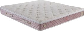 Saltea memory 140x200 VISCO LUX, alb/roz