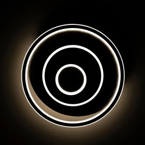 BRILAGI - plafonieră LED dimmabilă IRIS LED/83W/230V 46x50 cm neagră + telecomandă