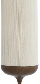 Lampadar maro închis cu abajur textil (înălțime 159 cm) Dania – Light &amp; Living