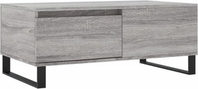 vidaXL Măsuță de cafea, gri sonoma, 90x50x36,5 cm, lemn prelucrat