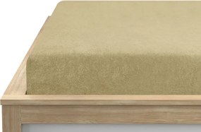 Cearsaf Frotir cu elastic EXCLUSIVE 140x200 cm crem