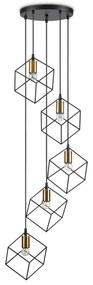 Lustră pe cablu ICE 5xE27/60W/230V Ideal Lux