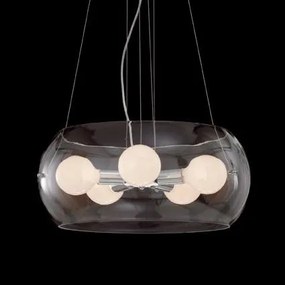 Pendul modern diametru 48,5cm AUDI-10 SP5 TRASPARENTE 016863