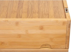 Dulap baie din bambus cu oglindă Wenko Bambusa