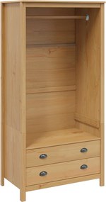 vidaXL Dulap Hill Maro miere 84 x 50 x 170 cm Lemn de pin masiv