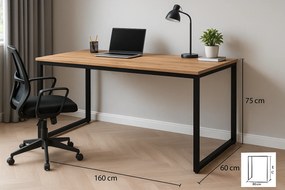 Birou Smart Dual Max, 160 x 60 x 75 cm
