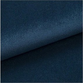 Șezlong albastru cu tapițerie din catifea Lord – Ropez