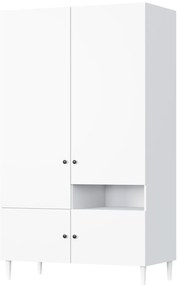 Dulap de haine DULLUM 120x205cm, albă