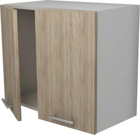 Corp Superior Hota Lecce, Stejar Sonoma/Alb, 60 x 30 x 50 cm