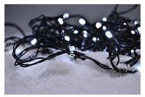 Instalație LED de Crăciun 50xLED/8 funcții 8m IP44 alb rece Solight 1V110-W