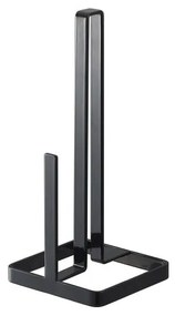 Suport pentru prosoape din hârtie YAMAZAKI Tower, negru