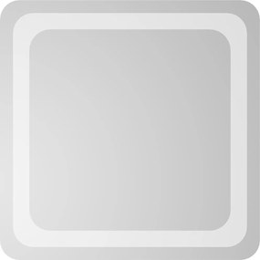 vidaXL Oglindă de baie cu LED, 40x40 cm