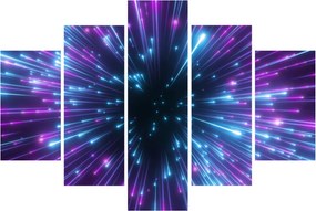 Tablou - Spațiu neon (150x105 cm)
