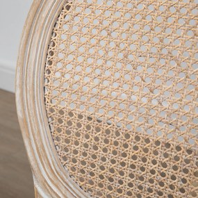 HOMCOM Set de 2 Scaune de Masa, Scaun de Salon medaillon de Stil Louis XVI, Lemn Masiv sculptat, patinat | Aosom Romania
