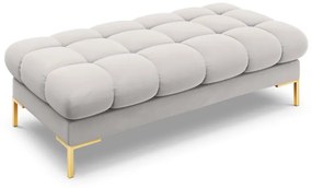 Banca Bali velvet/picioare gold – L133 x l62 x h41